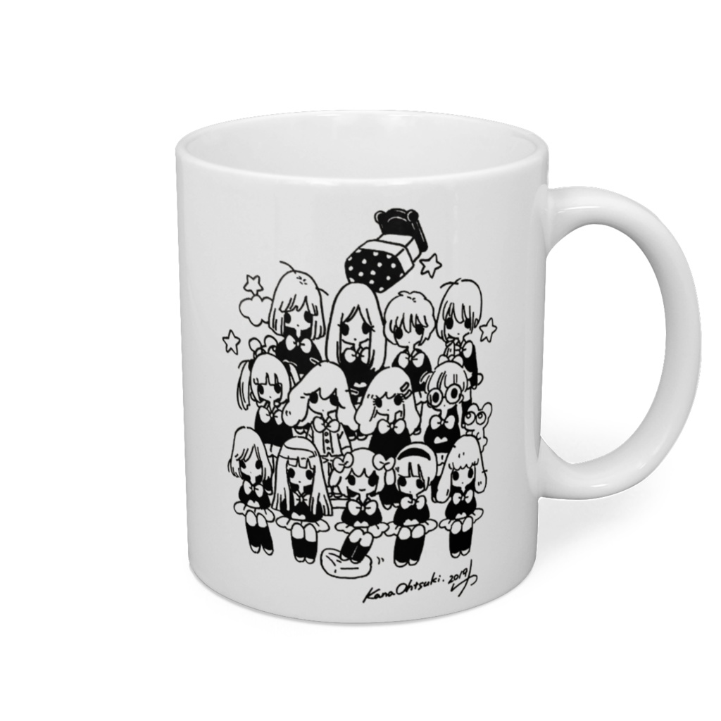 「ゆめしかちゃん×ずっといいこちゃん」マグカップ