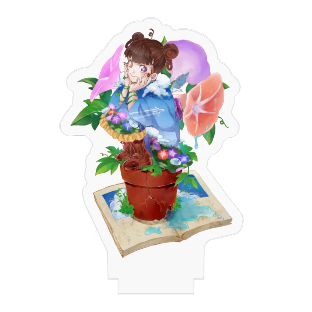 「朝顔ちゃん」アクリルフィギュア