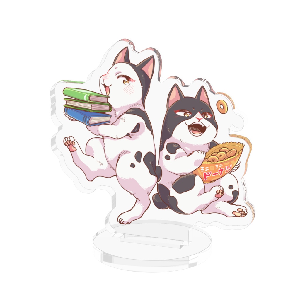 5匹のできるネコ(あずき、ウシマル)