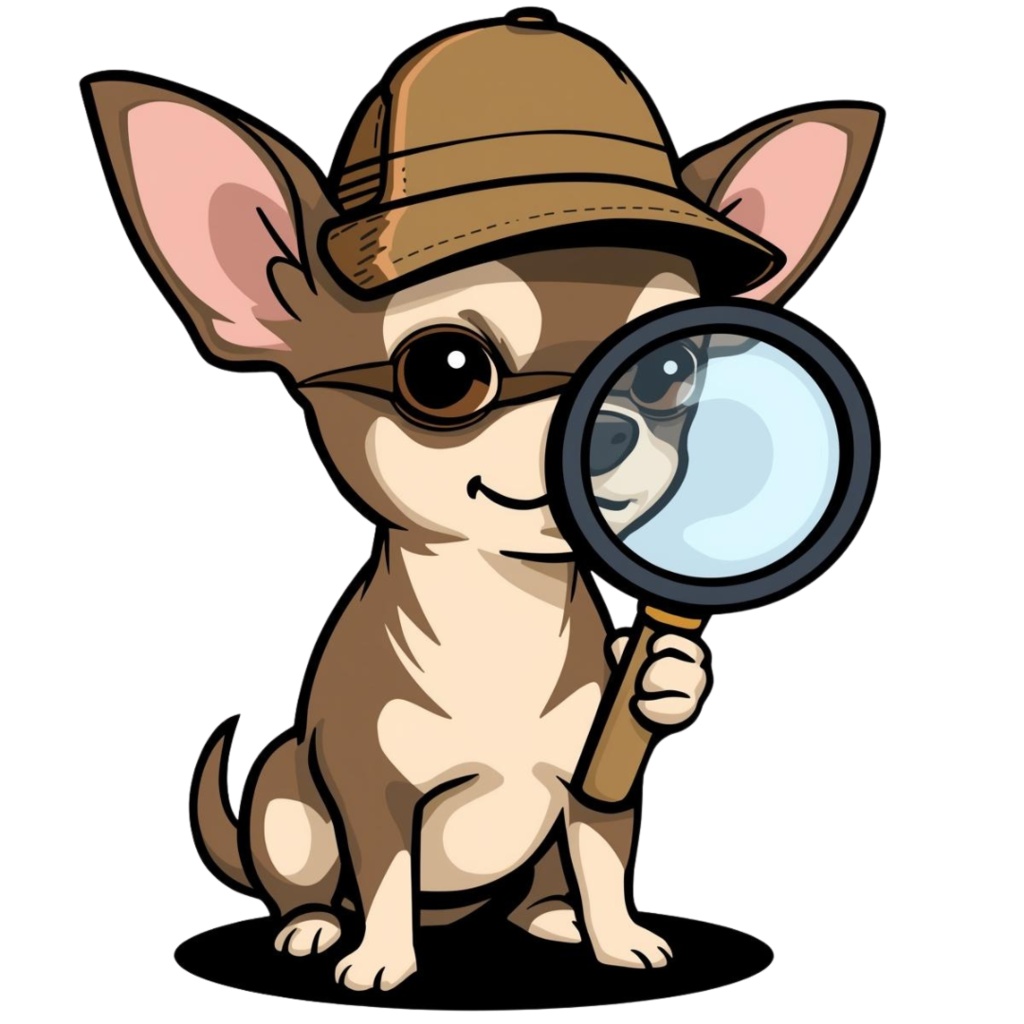 🐾 チワワのコミカルで可愛いクリップアート(全12種類・PNG形式) 🐾