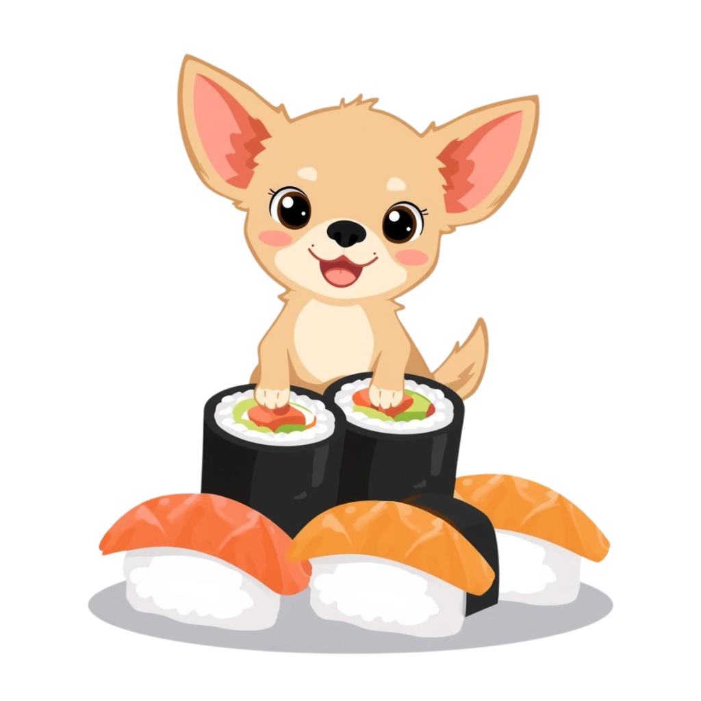 🐾 チワワのコミカルで可愛いクリップアート(全12種類・PNG形式) 🐾