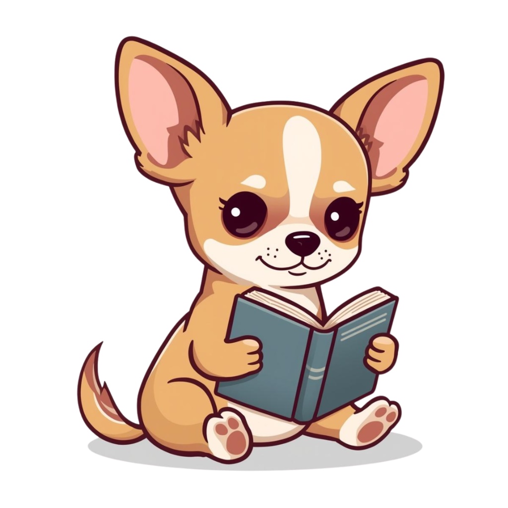 🐾 チワワのコミカルで可愛いクリップアート(全12種類・PNG形式) 🐾