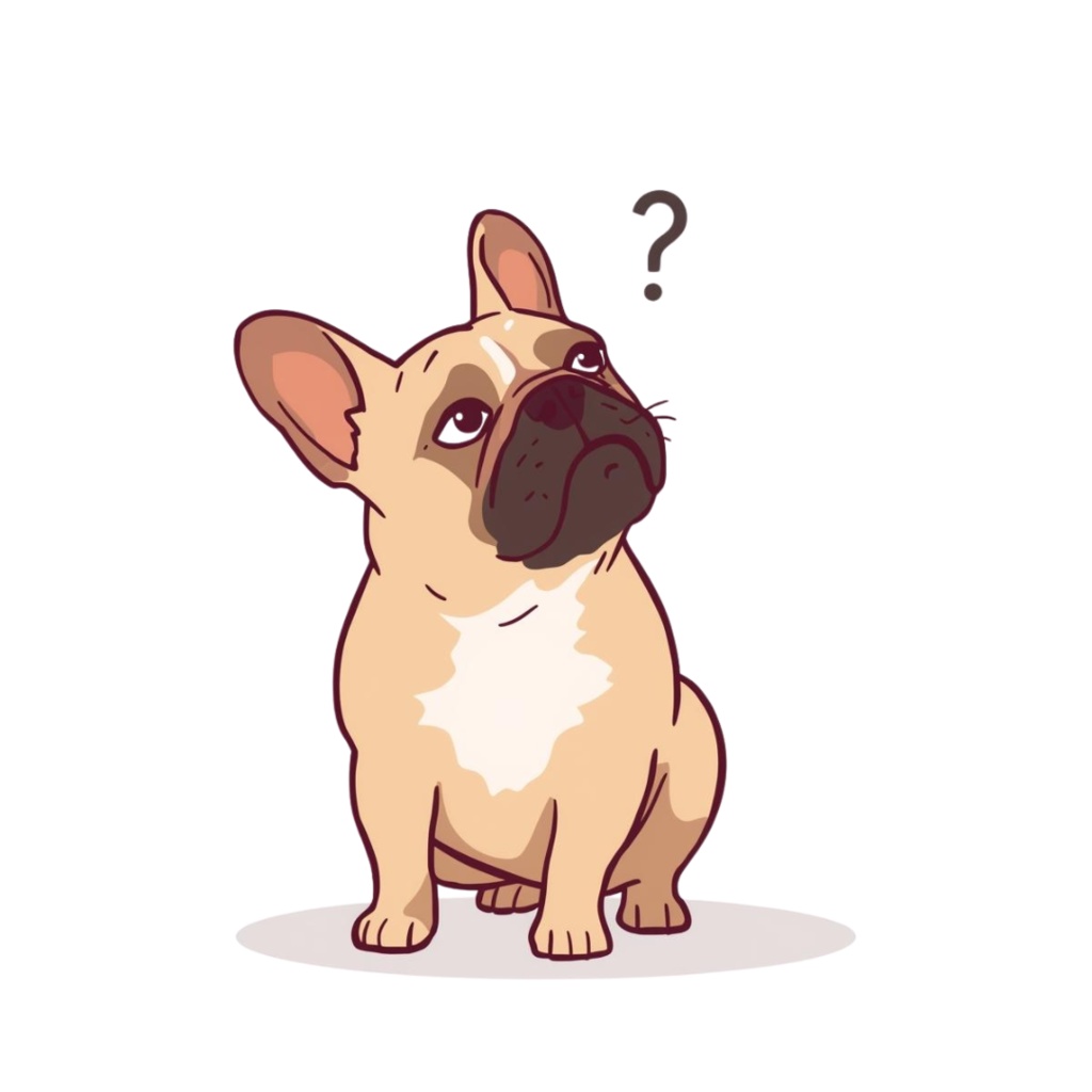 🐾 フレンチブルドッグの日常シリーズ・フラットイラスト風クリップアート(全12種類・PNG形式・背景透過)🐾