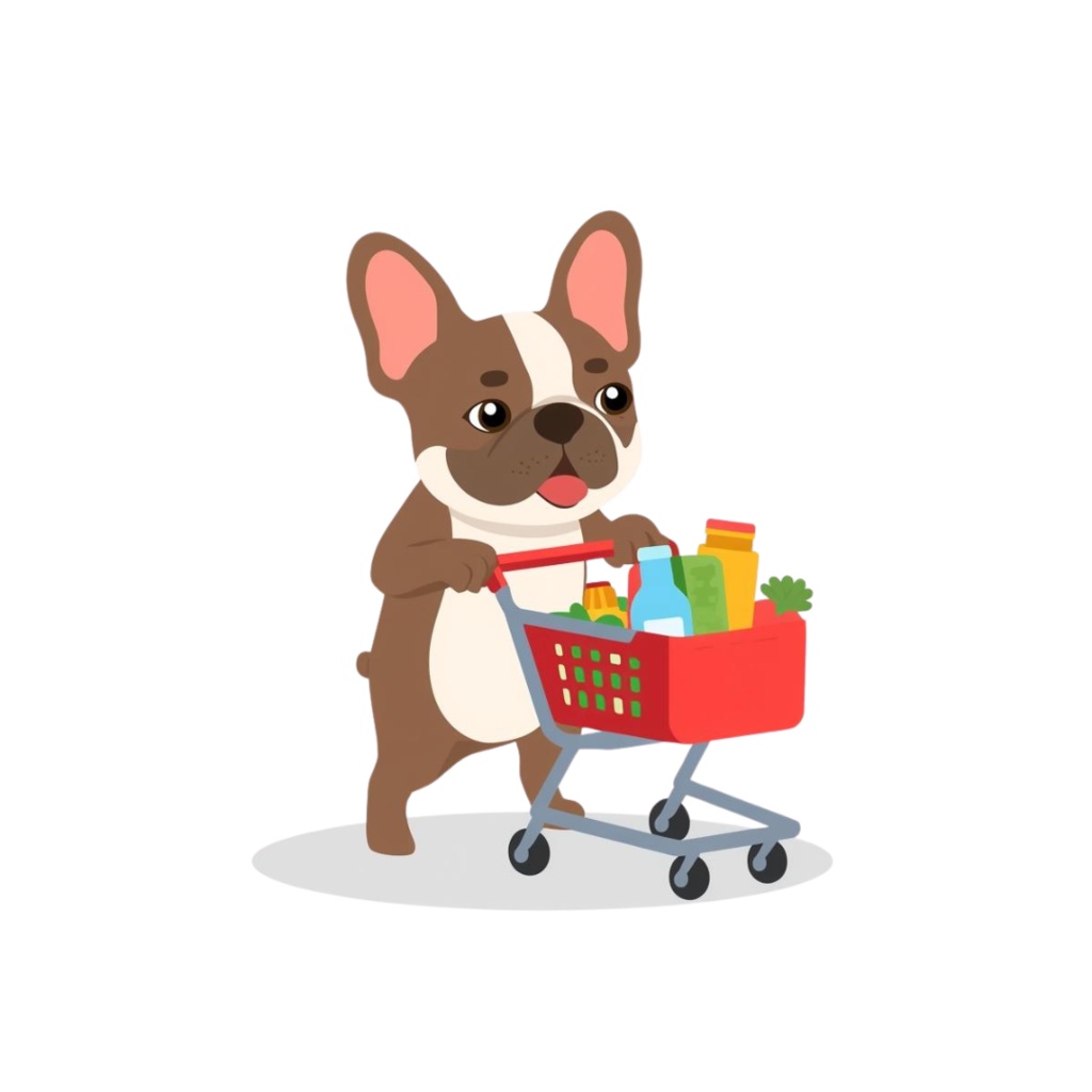 🐾フレンチブルドッグ擬人化シリーズ・フラットイラスト風クリップアート(全12種類・PNG形式・背景透過)🐾