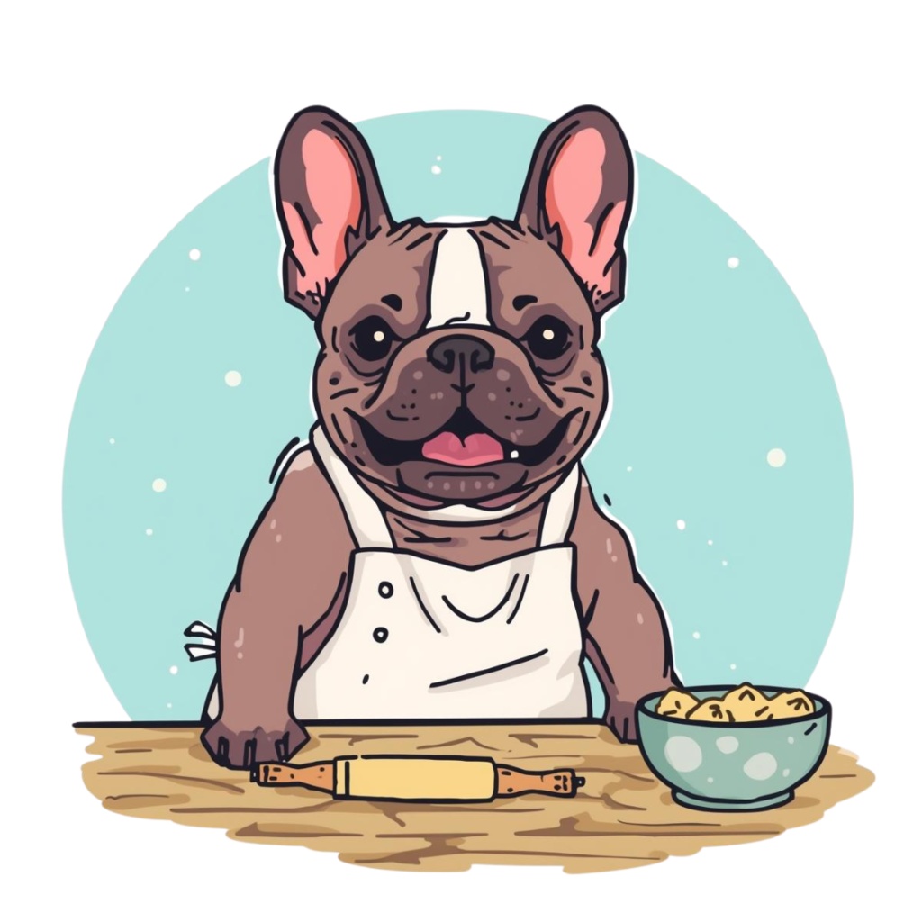 🐾フレンチブルドッグ擬人化シリーズ・フラットイラスト風クリップアート(全12種類・PNG形式・背景透過)🐾