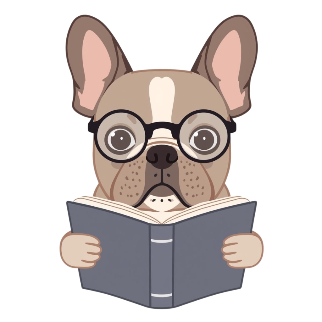 🐾フレンチブルドッグ擬人化シリーズ・フラットイラスト風クリップアート(全12種類・PNG形式・背景透過)🐾