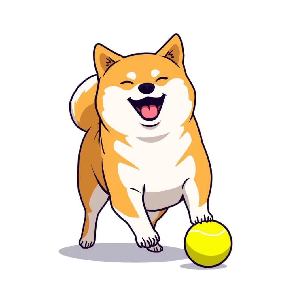 🐾 柴犬の日常シリーズ・フラットイラスト風クリップアート(全12種類・PNG形式・背景透過)🐾