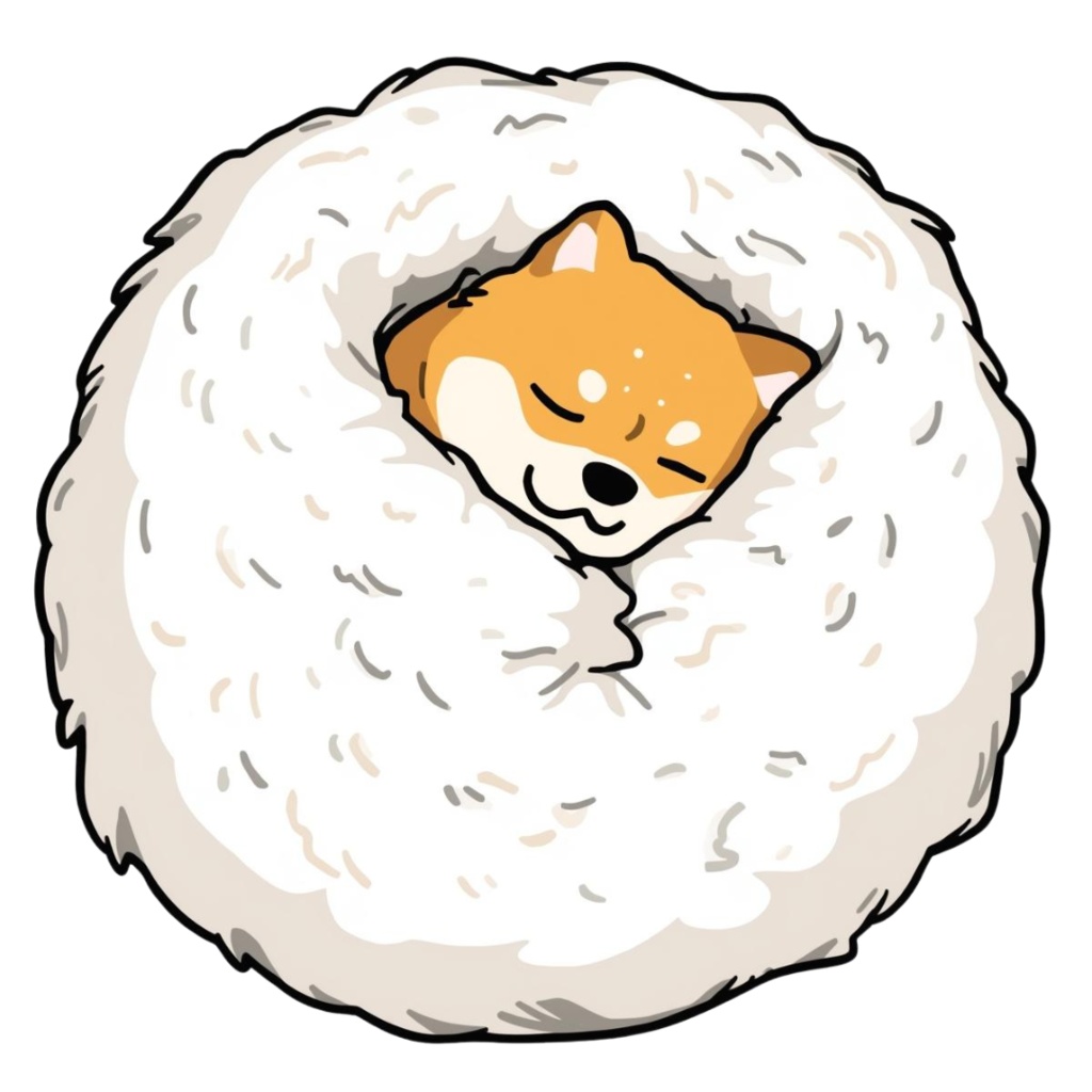 🐾 柴犬の日常シリーズ・フラットイラスト風クリップアート(全12種類・PNG形式・背景透過)🐾