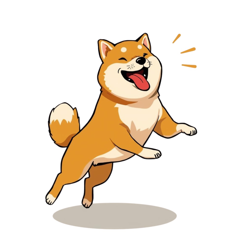 🐾 柴犬の日常シリーズ・フラットイラスト風クリップアート(全12種類・PNG形式・背景透過)🐾