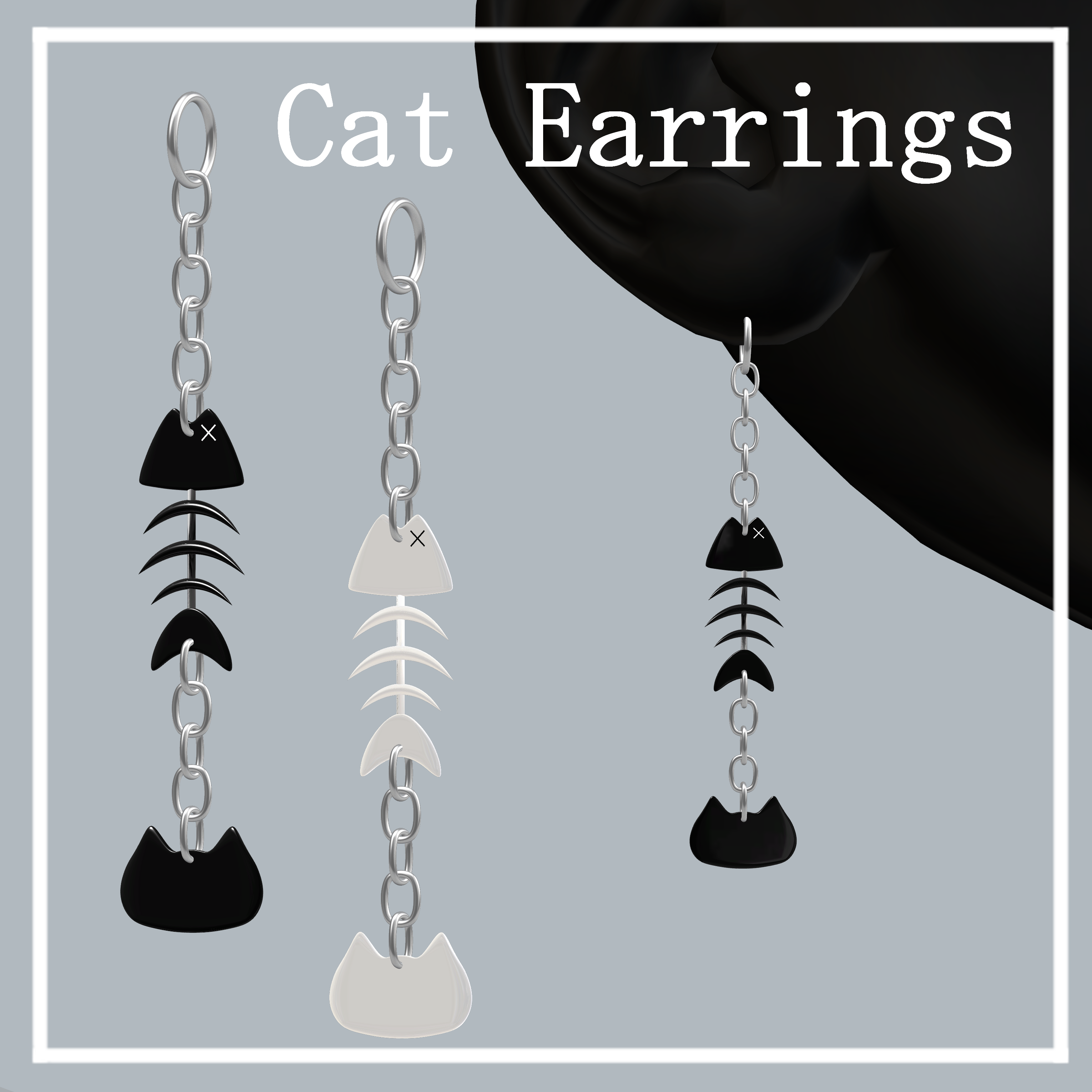 Cat_Earrings【Free】