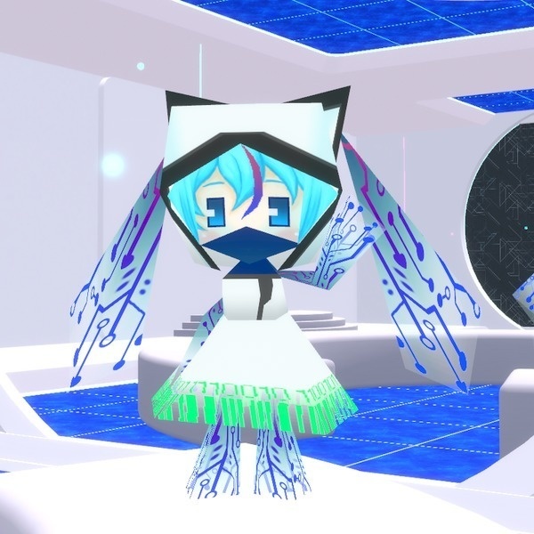 VRMモデル△100サイバーちゃん