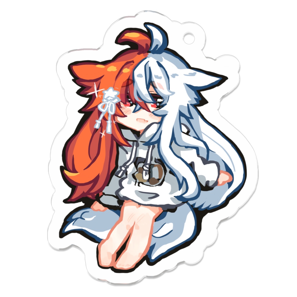 菓しおりちゃんアクキー はらパンver