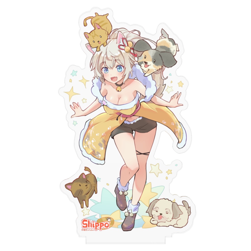 戌叉しっぽ アクリルスタンド withしっぽ家