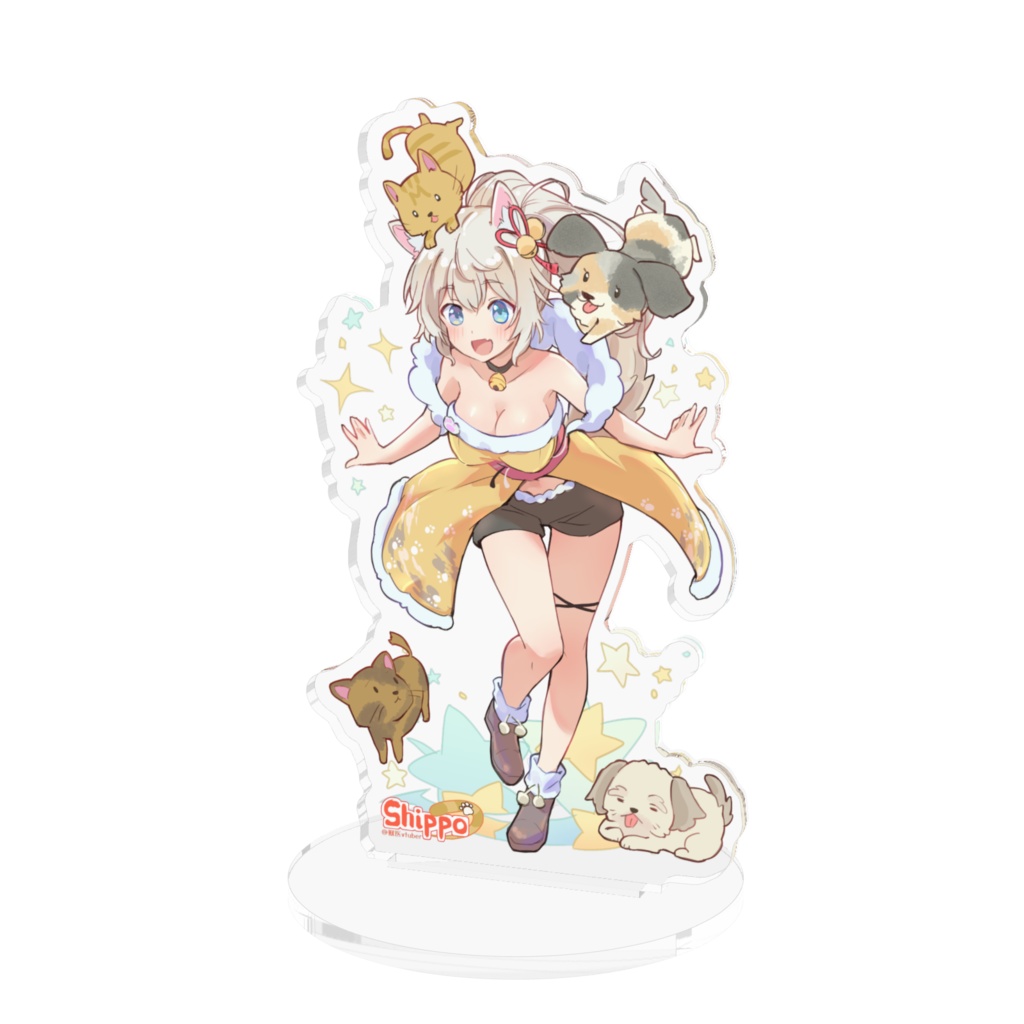 戌叉しっぽ アクリルスタンド withしっぽ家