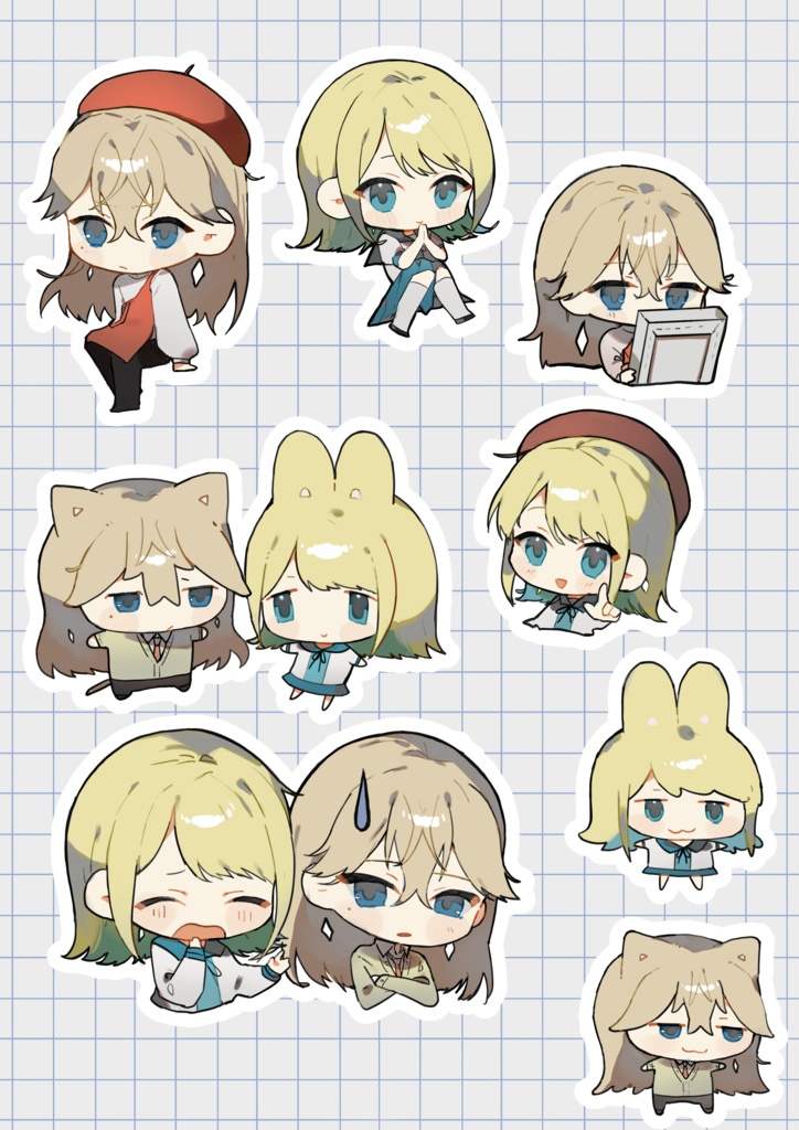 淳鈴ステッカー