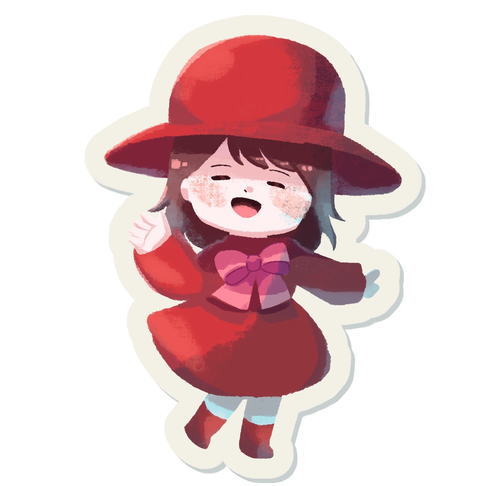 マリナちゃんステッカー