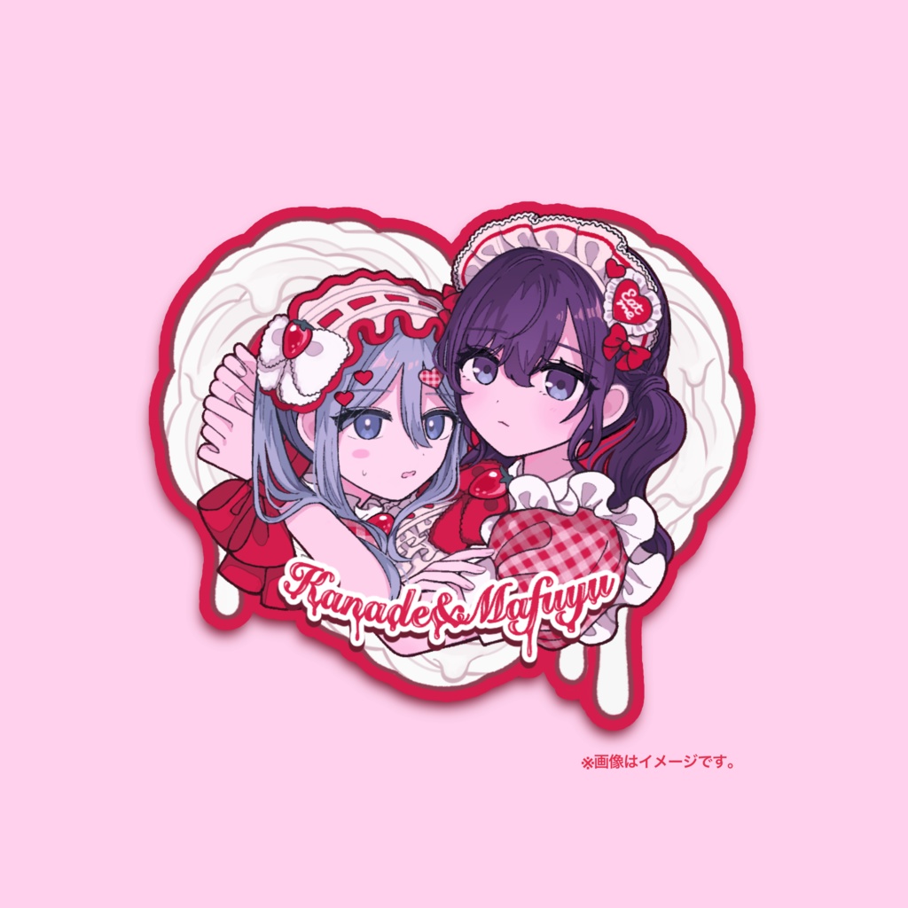 アクリルキーホルダー（いちごパフェ❤︎）
