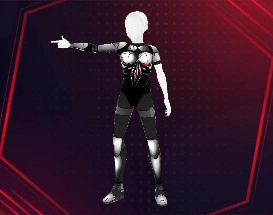 [VRoid] Cyborg Body Suit