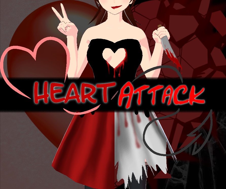 [VRoid] Heart Attack Dress (2 Versions)