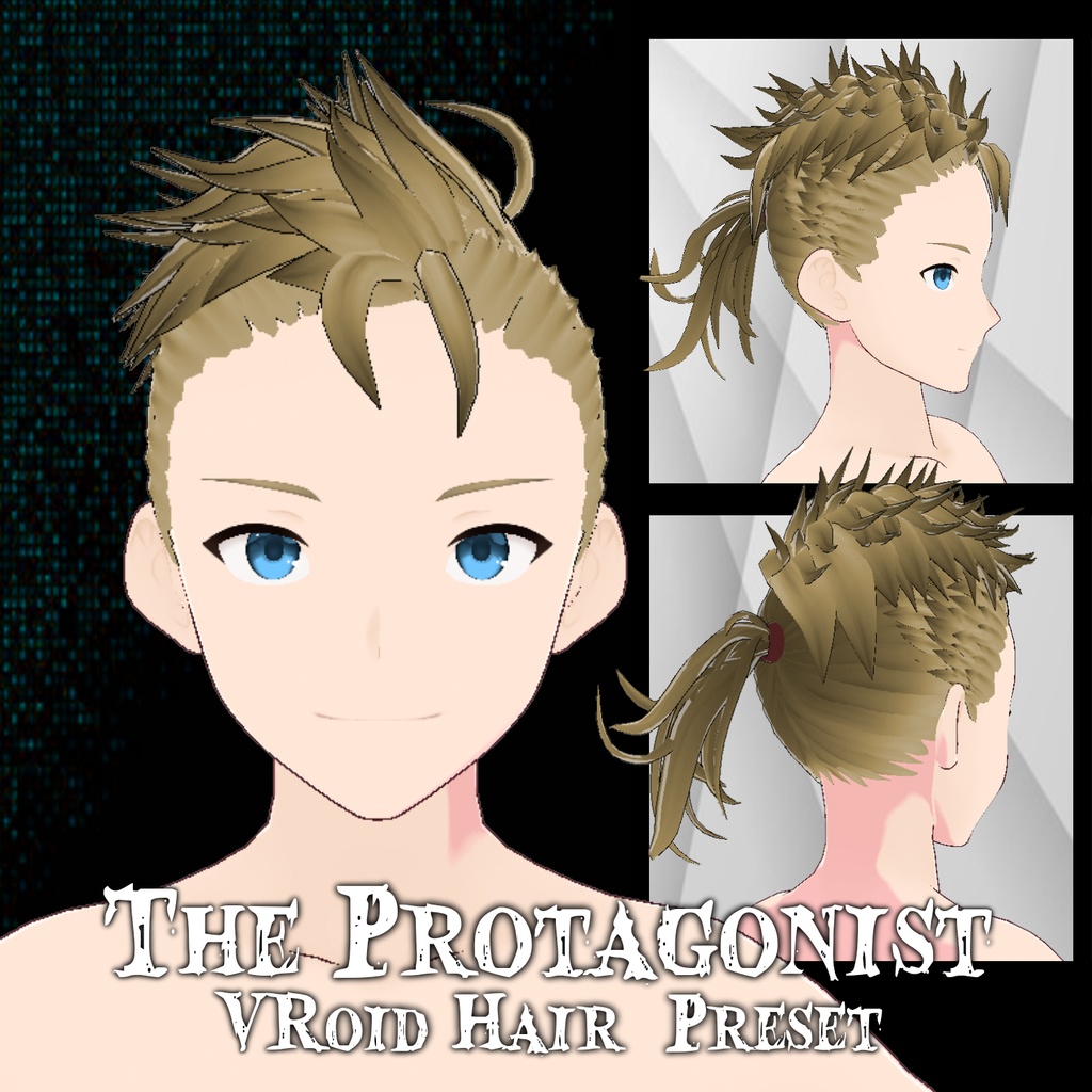[VRoid] The Protagonist (Hair Preset)