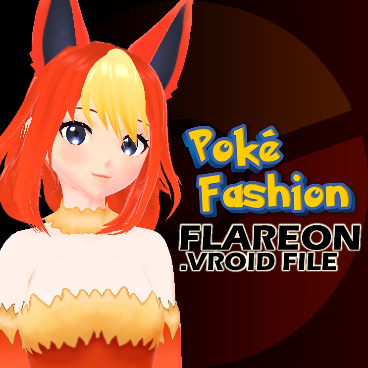 [VRoid] Poké Fashion: Flareon
