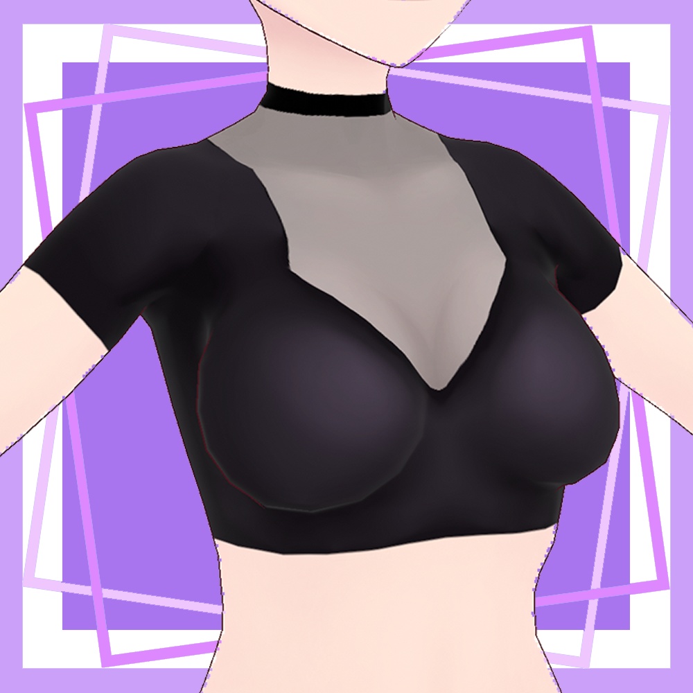 [VRoid] Simple Black Top
