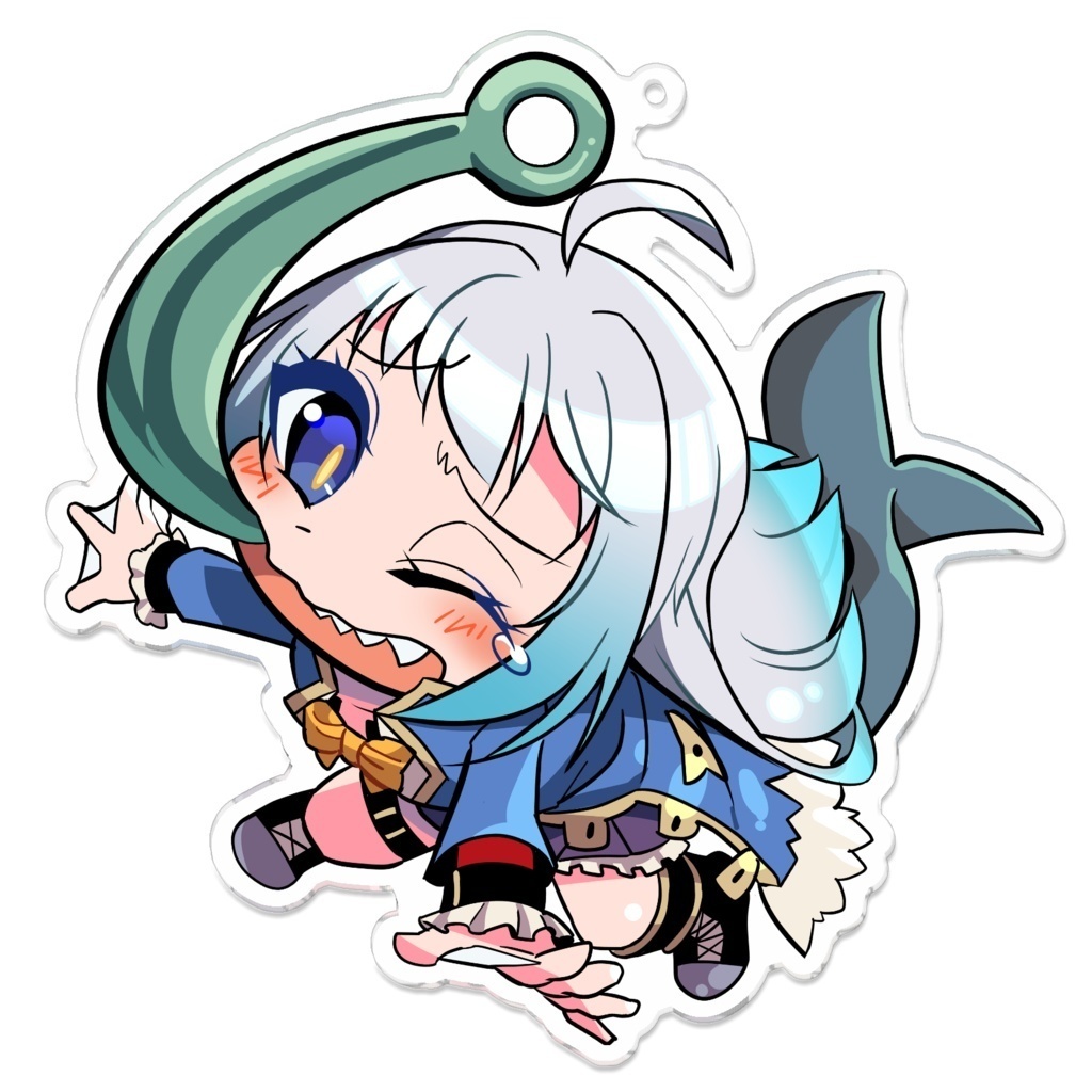 【個数限定】SD釣られ麻宵ちゃんアクリルキーホルダー[三浦うにひこ様デザイン]