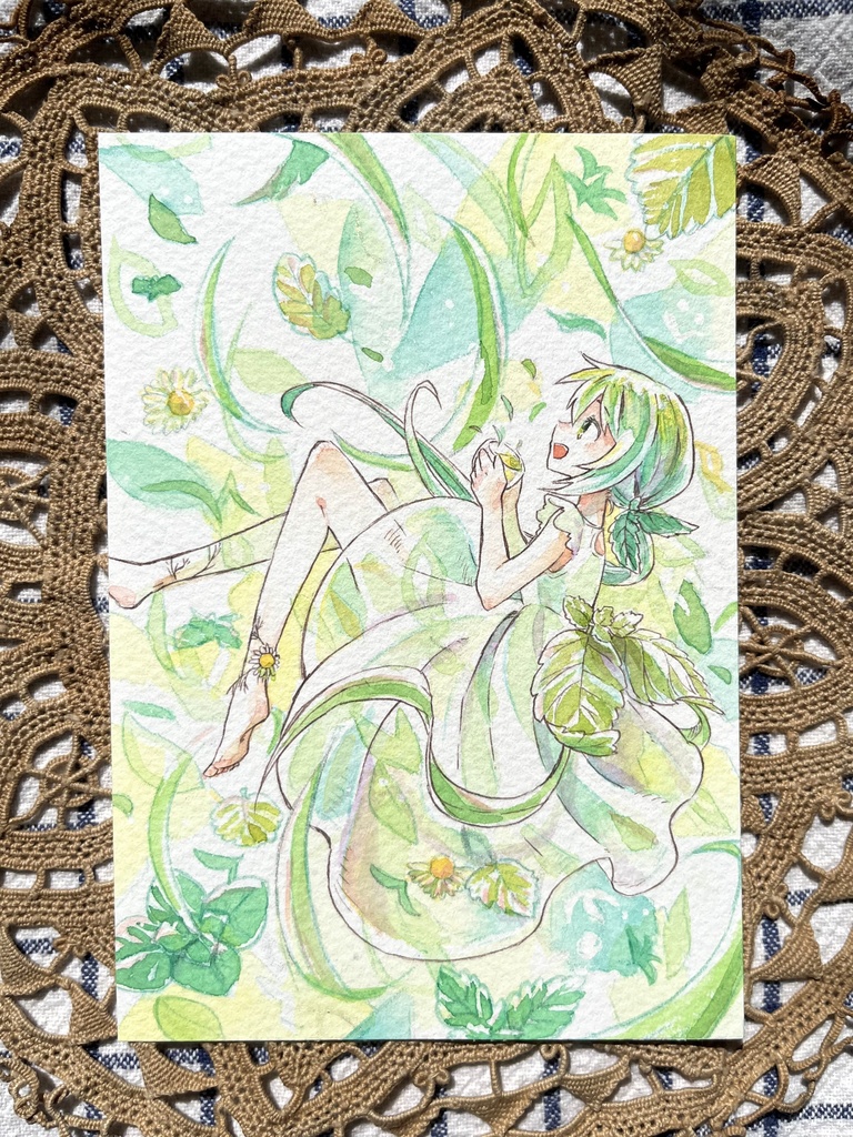 【3月21日20:00~通販開始】透明水彩原画