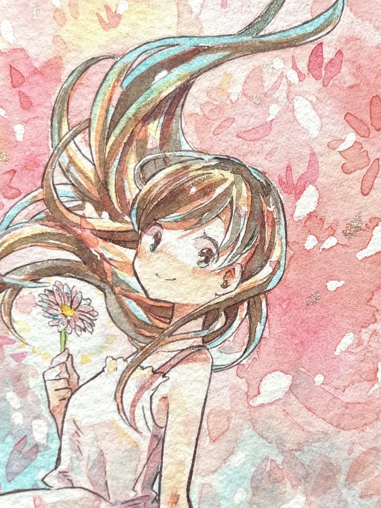 【3月21日20:00~通販開始】透明水彩原画