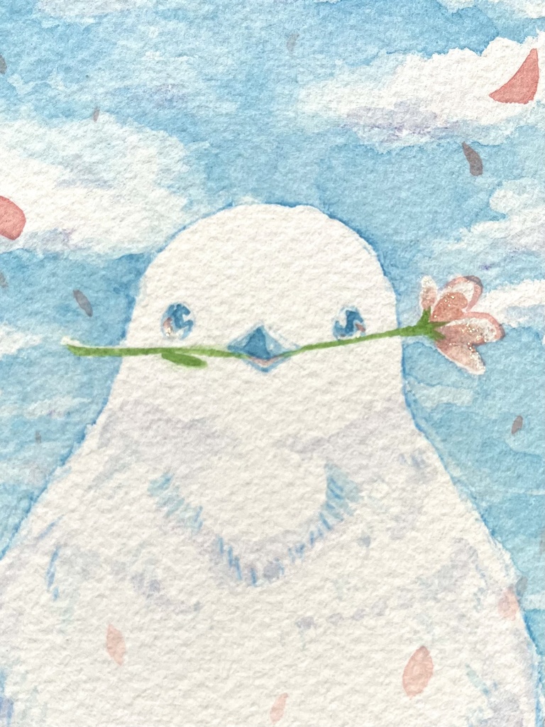 【3月21日20:00~通販開始】透明水彩原画