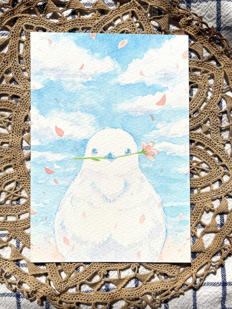 【3月21日20:00~通販開始】透明水彩原画