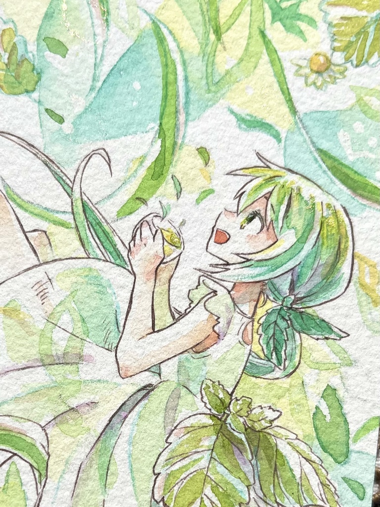 【3月21日20:00~通販開始】透明水彩原画