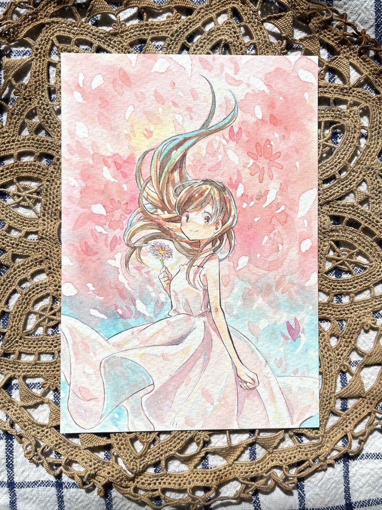 【3月21日20:00~通販開始】透明水彩原画