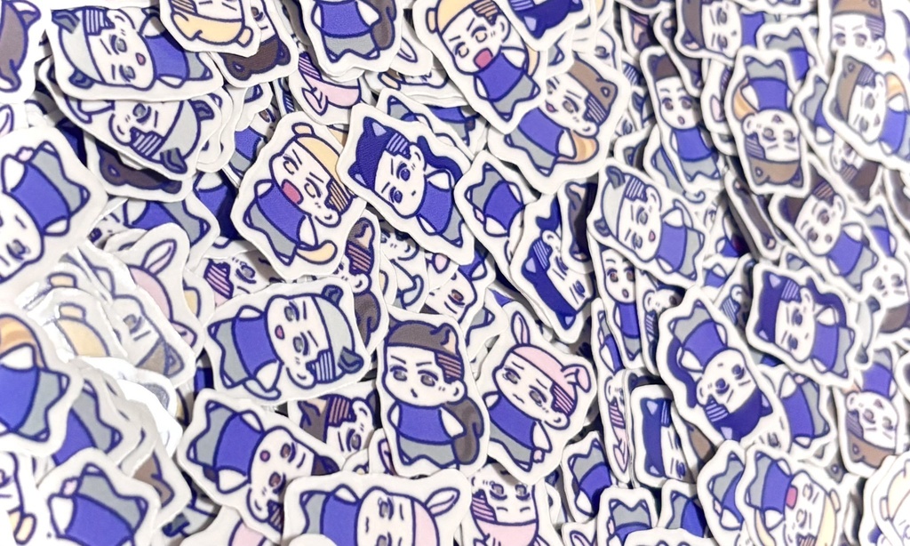 ケモ沢フレークシール