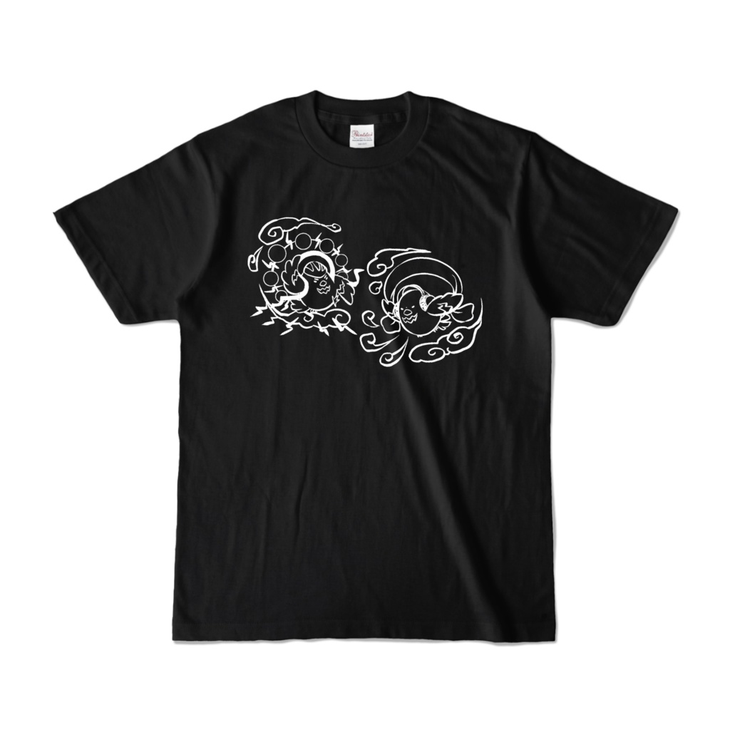 風とり雷とりTシャツ　BLACK