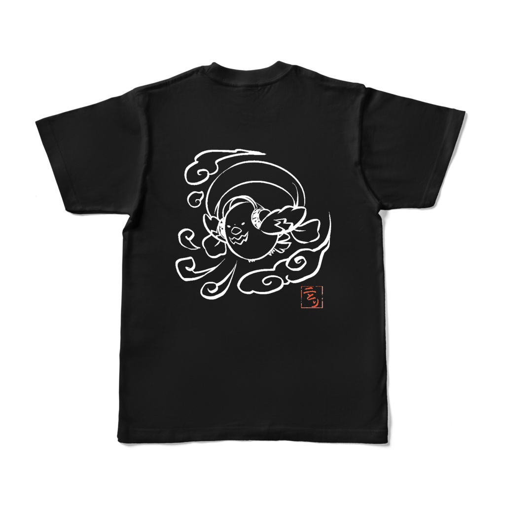 くろはね風神Tシャツ BLACK