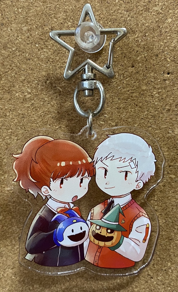 アクリルキーホルダー ジャックフロスト うさハムメロン Booth