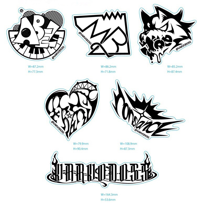 【数量限定】メンバーロゴステッカー【VARVODOSS】