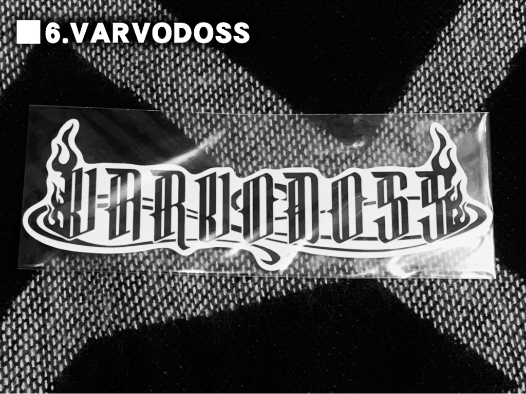【数量限定】メンバーロゴステッカー【VARVODOSS】