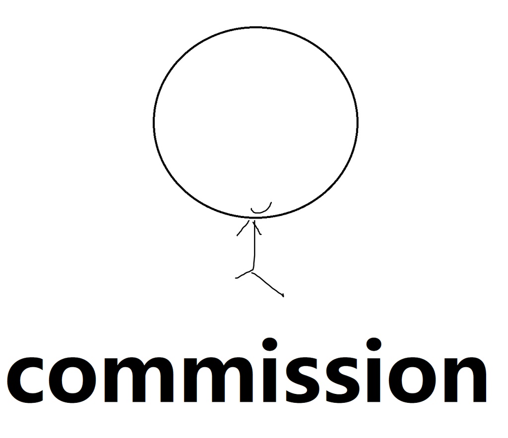 A_drawing_of_a_Stickfigue_with_the_text_of"Commission"