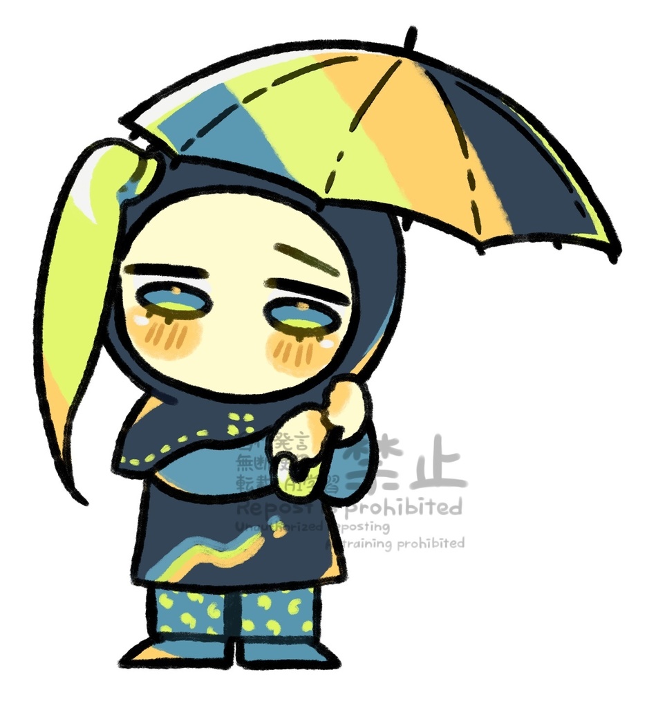 雨の日も一緒!めじるしチャーム