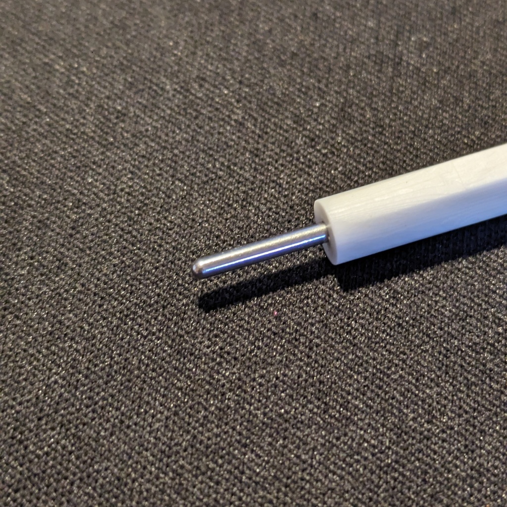 折れない!金属シャフトスミ入れ拭き取り棒(極細兼用)