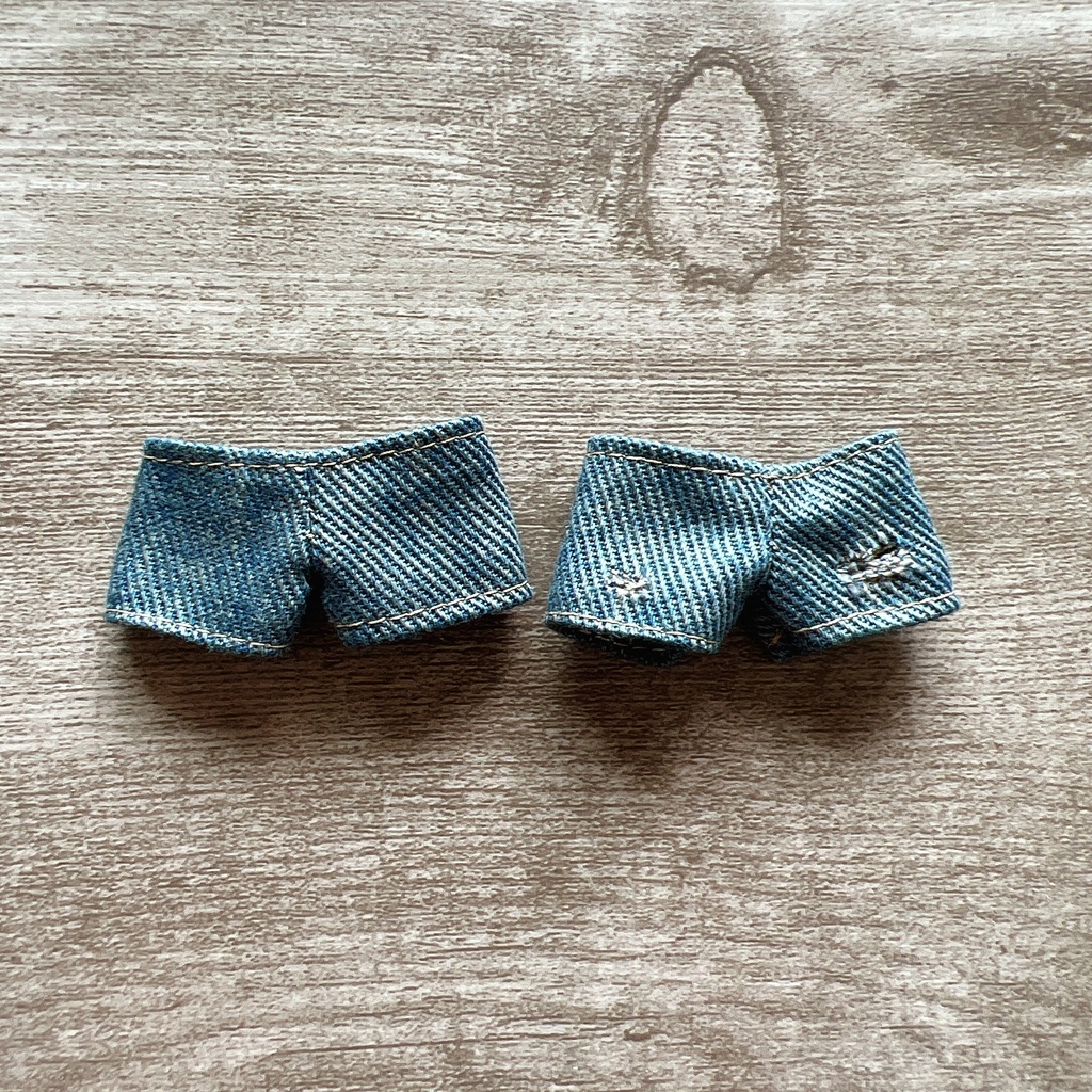10cmぬい用 デニムパンツ パンツ ズボン