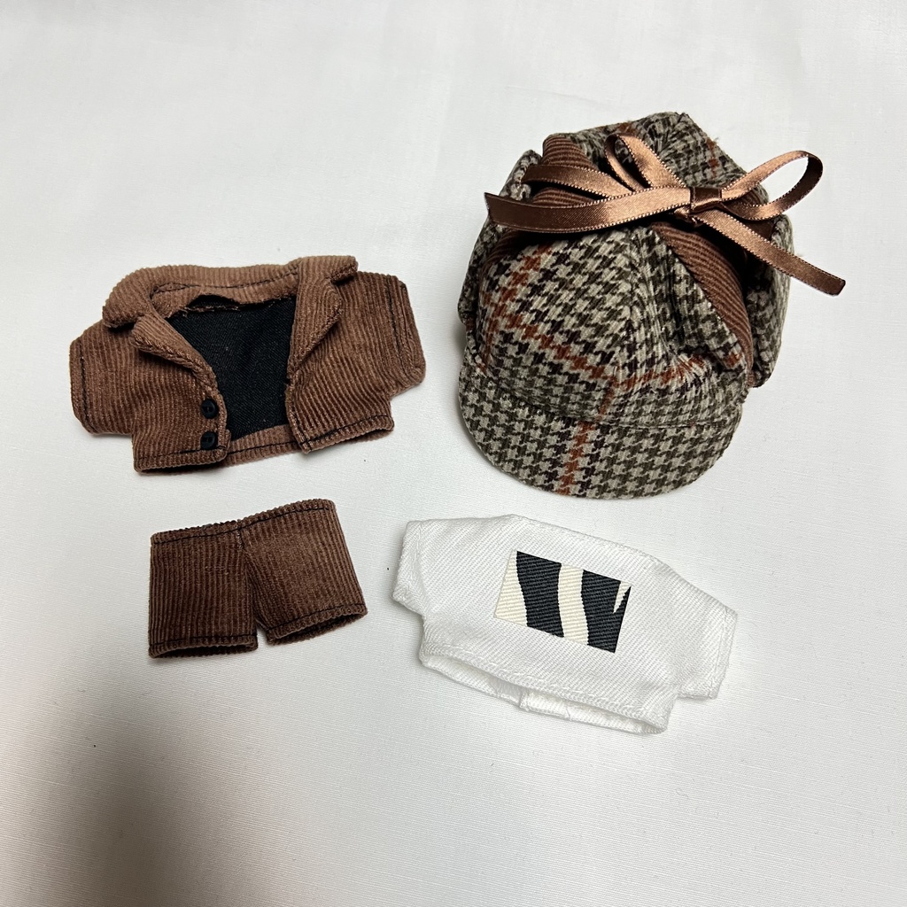 【10cmぬい】ホームズ帽 コーデセット 2種