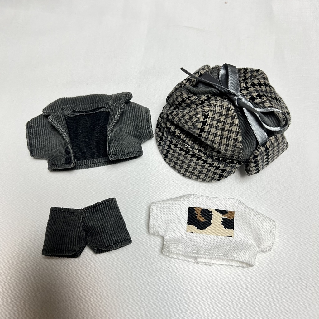 【10cmぬい】ホームズ帽 コーデセット 2種