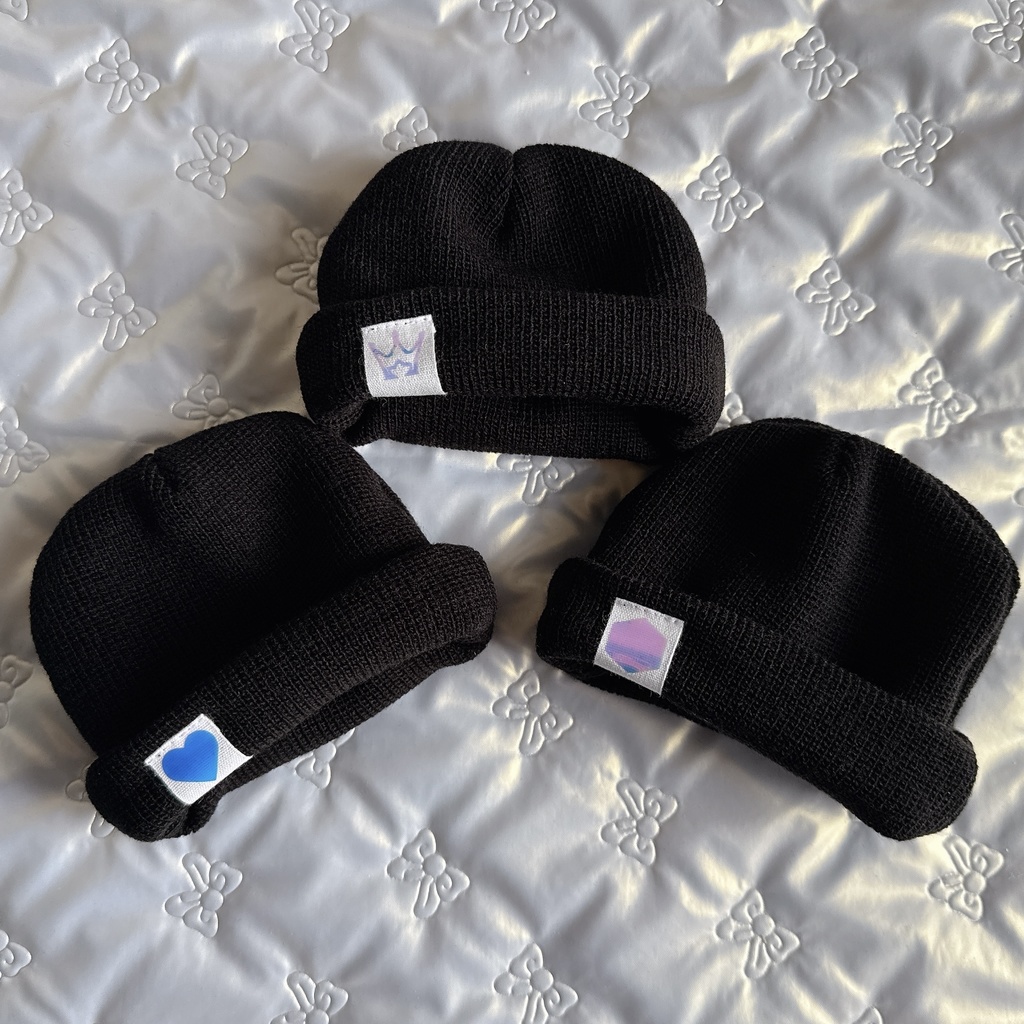 16cm 12.5cm サイズ ぬいぐるみ用 ぬい用 ニット帽