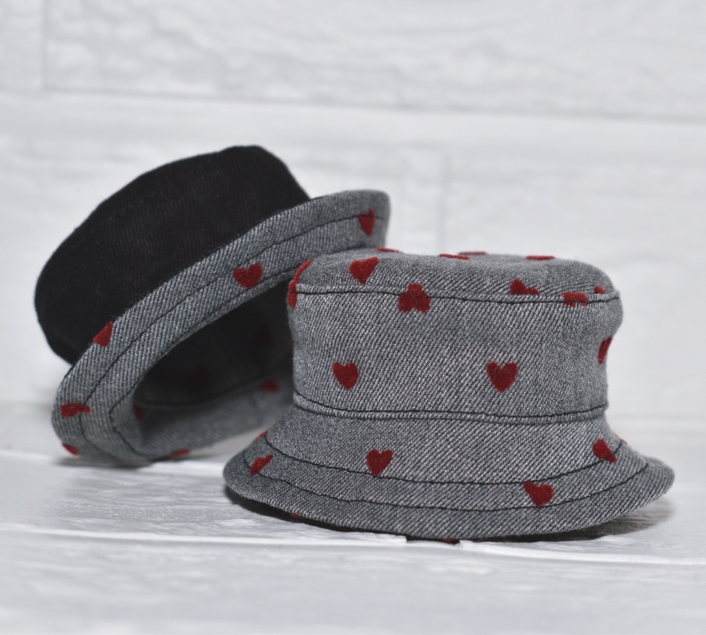 10cm ぬいぐるみ用　リバーシブルバケットハット