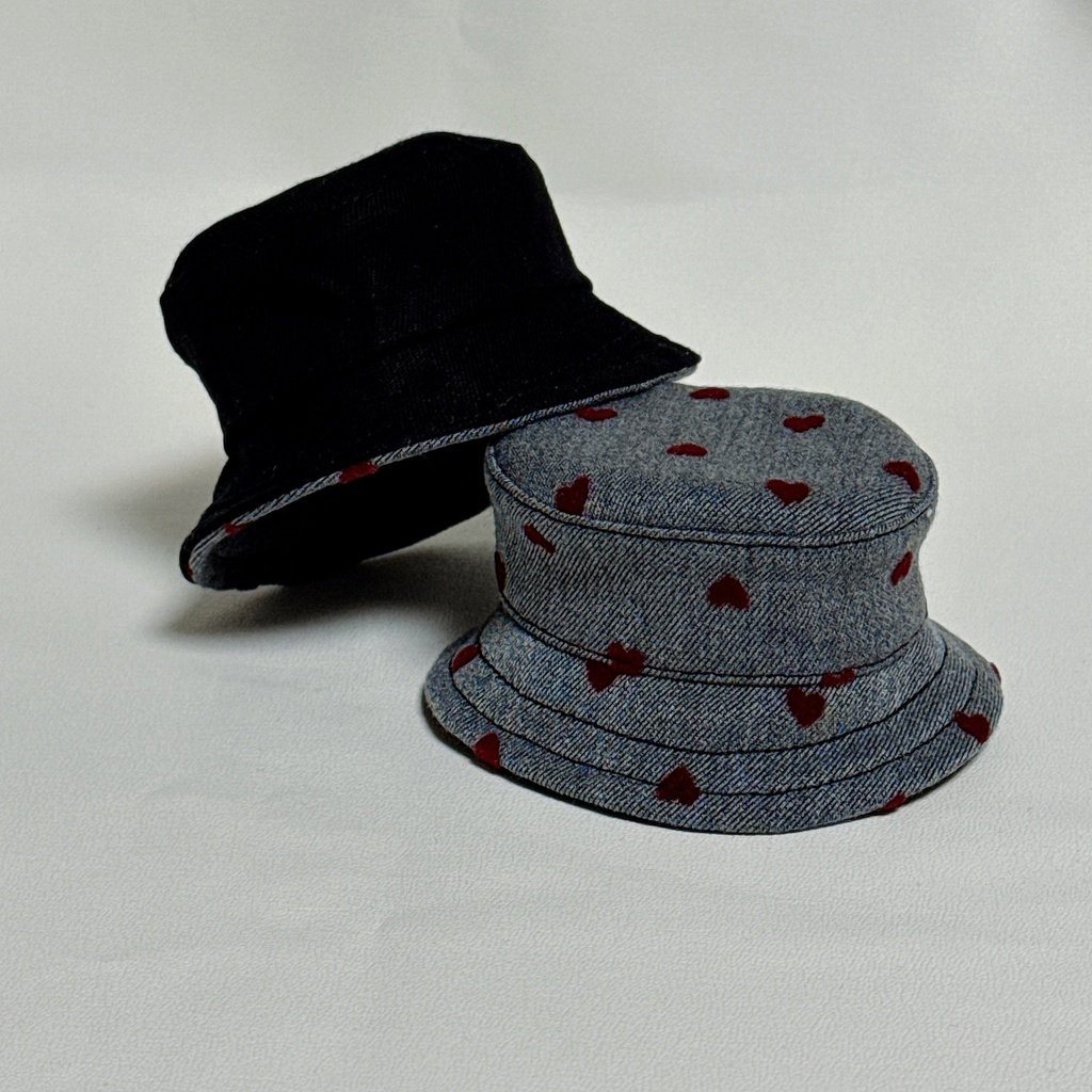 10cm ぬいぐるみ用　リバーシブルバケットハット