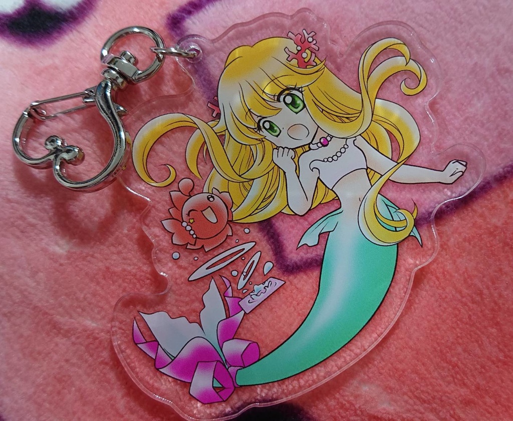 【ちょっとだけ☆マーメイド】みお&タロン アクリルキーホルダー