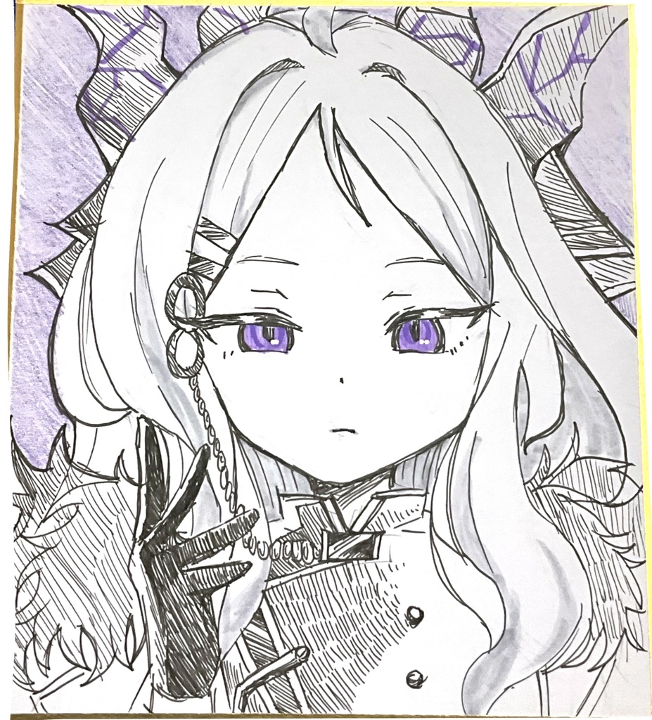 色紙原画_空崎ヒナ